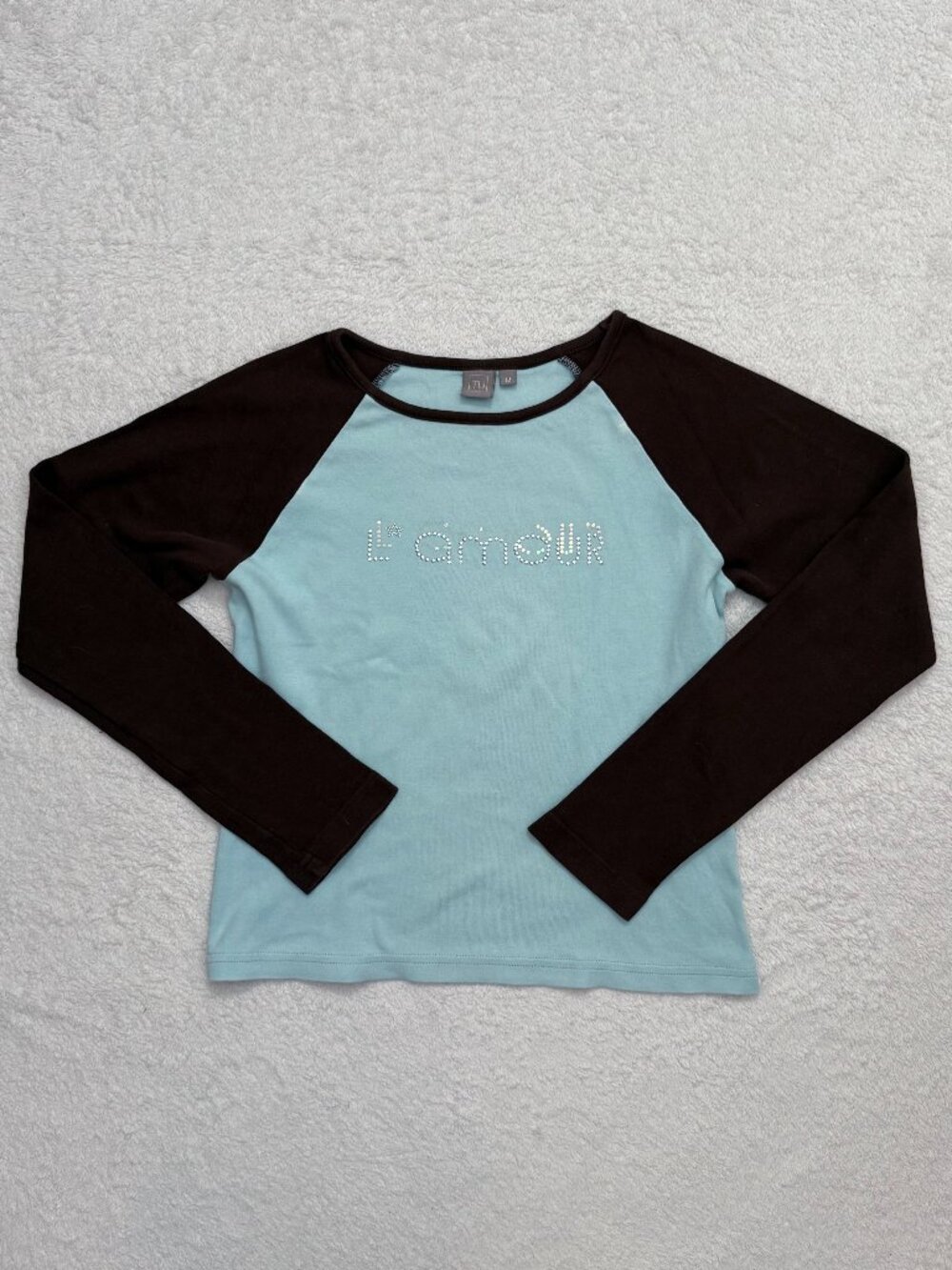 TU L'amour Raglan Long Sleeve Top